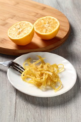 Candied Lemon Zest