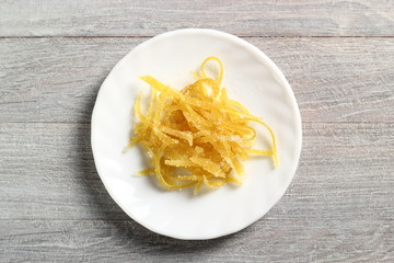 Candied Lemon Zest