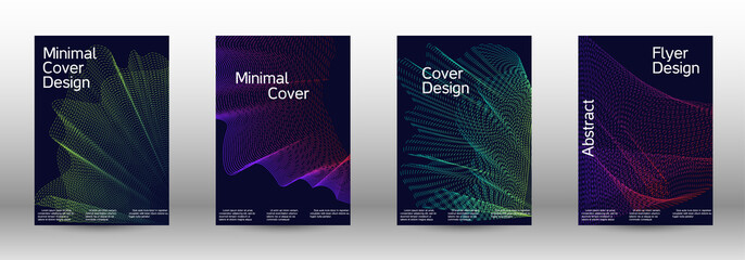 Cover design template set 