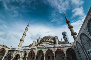 Fototapeta na wymiar The amazing Blue Mosque. Istanbul, Turkey 