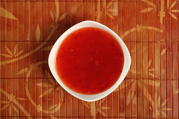 Chili Sauce in Bowl