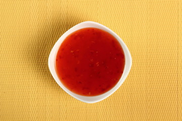 Chili Sauce in Bowl