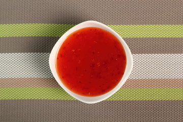 Chili Sauce in Bowl