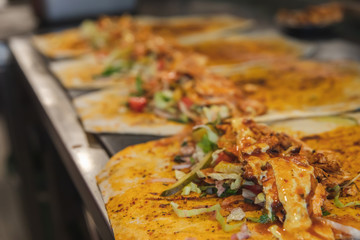Traditional Turkish Doner Kebab meat. Shawarma or gyros. Turkish, greek or middle eastern arab...
