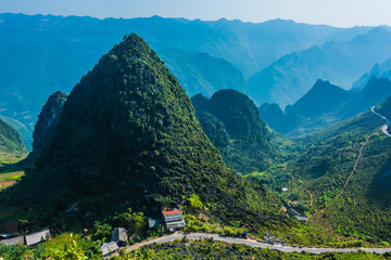 Lanscape view of Ha Giang province, Vietnam