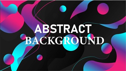 Dynamic gradient blue abstract background