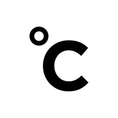 Temperature icon signage