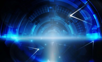 Abstract Light out technology background Hitech communication concept innovation background  vector design