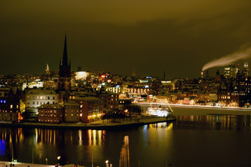 night, stockholm, Sweden