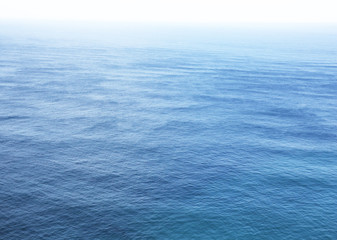 blue sea.