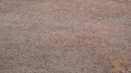 Aerial top view of Ground and stone