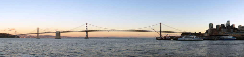 San Francisco's Bay Bridget at sunset