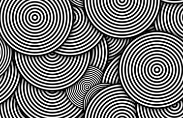 circles in black and white