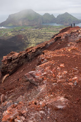 Eldfell crater, Vestmannaeyjar, Iceland