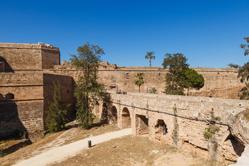Fototapeta premium City walls of Famagusta in Northern Cyprus.