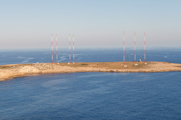 British radar station at Cape Greco on Cyprus