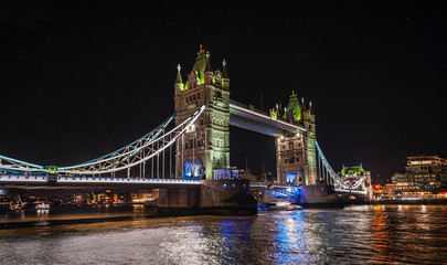 The fascinating Tower Bridge in London, United Kingdom.