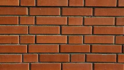 Background texture. Close-up of red brick