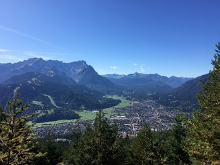 view of the alps