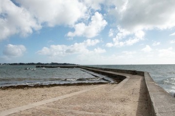 La jetée littoral Concarneau Bretagne France