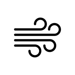 Wind icon trendy