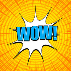 Yellow bright comic background