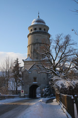 Fototapeta premium Wieża w zimie