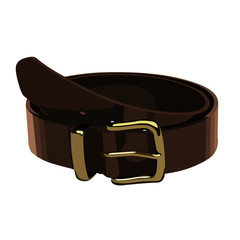 belt realistic vector illustration isolated