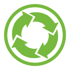 Recycle symbol icon 