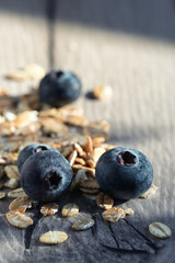Healthy Muesli And Fresh Berries
