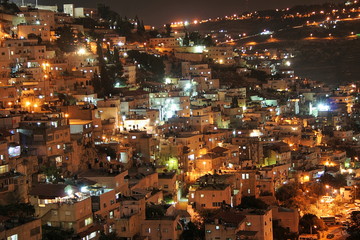 Fototapeta premium Middle Eastern Village At Night