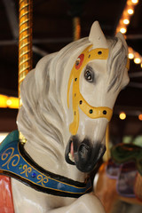 Fototapeta na wymiar horse on a carousel