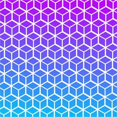 a line pattern arranged like a box or a cube. flat vector illustration. for background or wallpaper. seamless