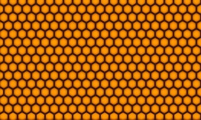 Honeycomb background. Hexagon beehive design isolated. Vector illustration