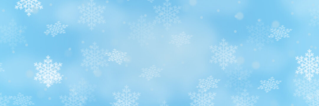 Christmas background banner pattern snow snowflakes winter backgrounds copyspace copy space