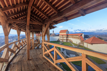 Fototapeta na wymiar Feldioara Fortress. Brasov, Romania