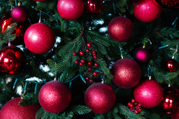 Christmas background. new year tree