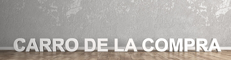 carro de la compra Schriftzug f&uuml;r Homepage 
