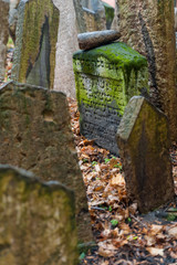 Tombstones at Jewish Cemetry, Prague