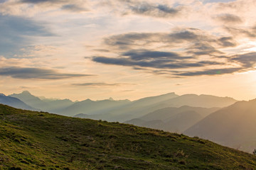 Allgäu - Alpen - Berge - Herbst - Blau