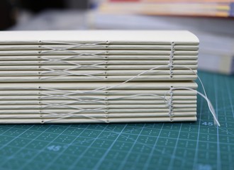 the bookbinding process and the handmade book
