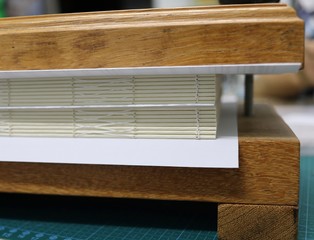 the bookbinding process and the handmade book