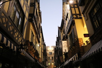 Dusk at London Court in Perth, Western Australia