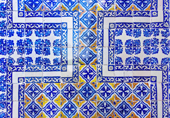 Mexico City streets in historic center near Zocalo Square