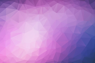 Blue purple poly crystal background. Polygon design pattern. Blue purple Low poly vector illustration, low polygon background.
