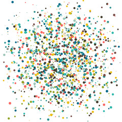 Colorful Universe Distribution Computational Generative Art background illustration