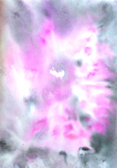 Fototapeta premium illustration background texture abstract watercolor pink purple