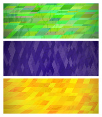 Abstract background with colorful rectangles