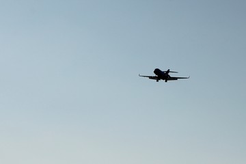 airplane in the sky