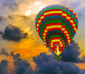 Fototapeta premium air balloons Travel concept